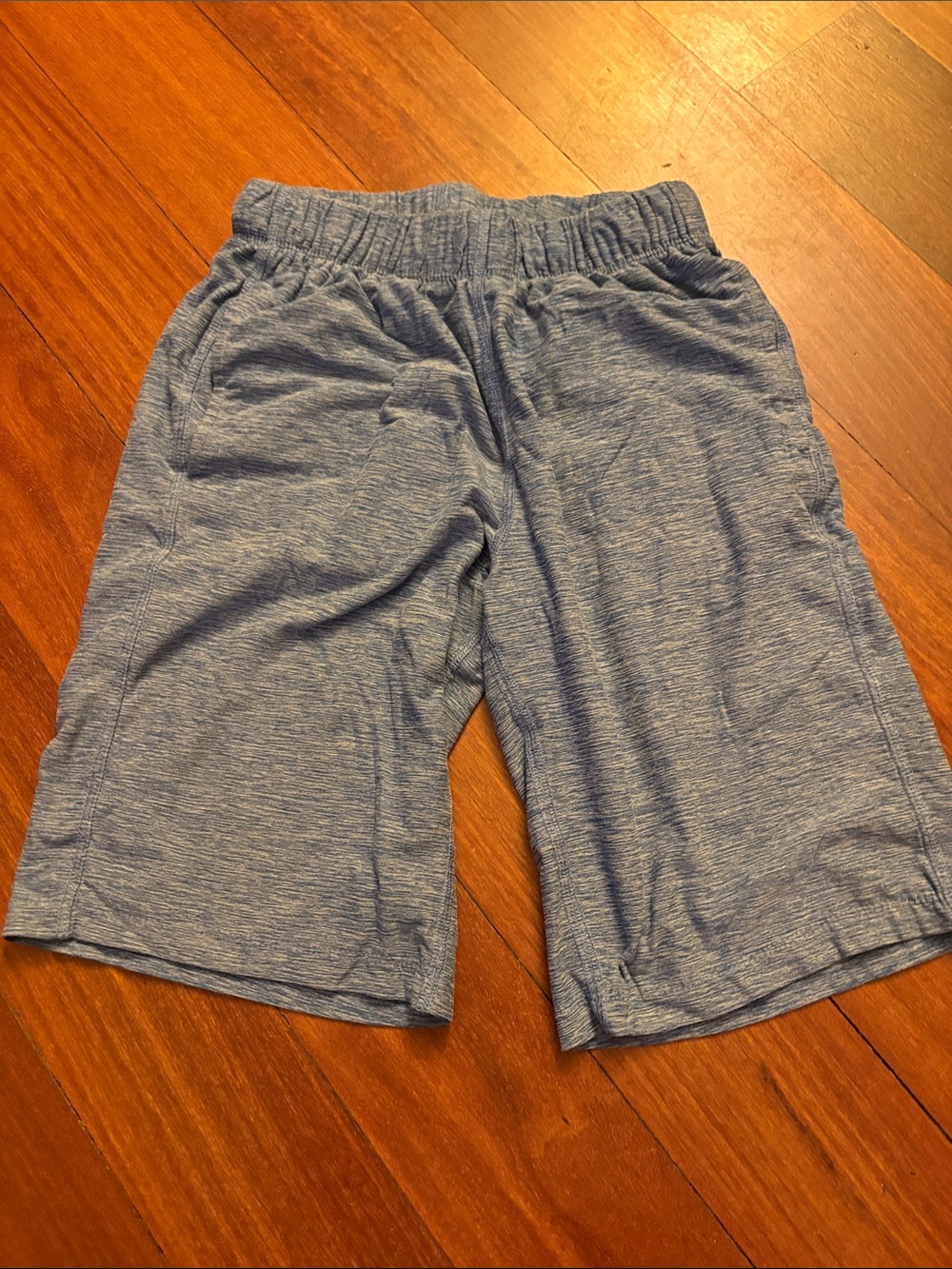 Hanna Andersson Heathered Blue Knit Shorts
